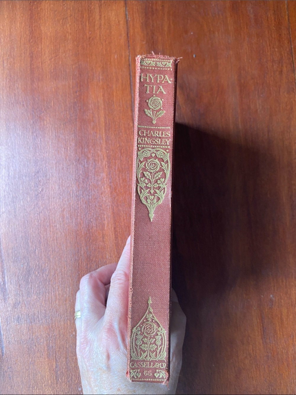 Hypatia Antique 1908 Hardcover Book Charles Kingsley People’s Library 65 Gift